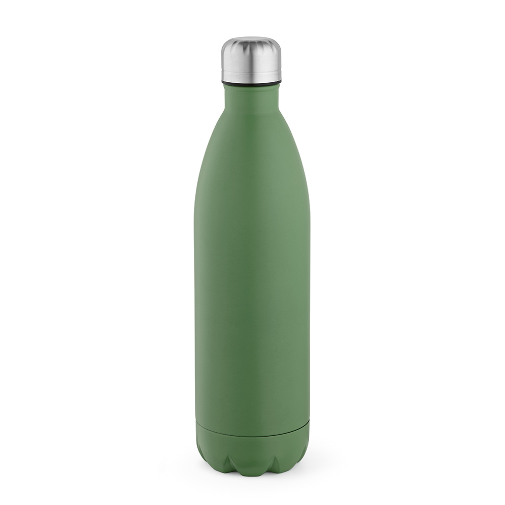Gourde publicitaire 1100ml inox recyclé Mississippi 1100 Vert armée